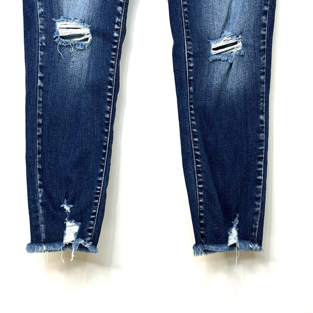 KanCan Estilo High Rise Button Fly Skinny Jeans Women’s Size 27 Distressed - Picture 5 of 17